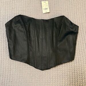 Windsor Black Corset Top